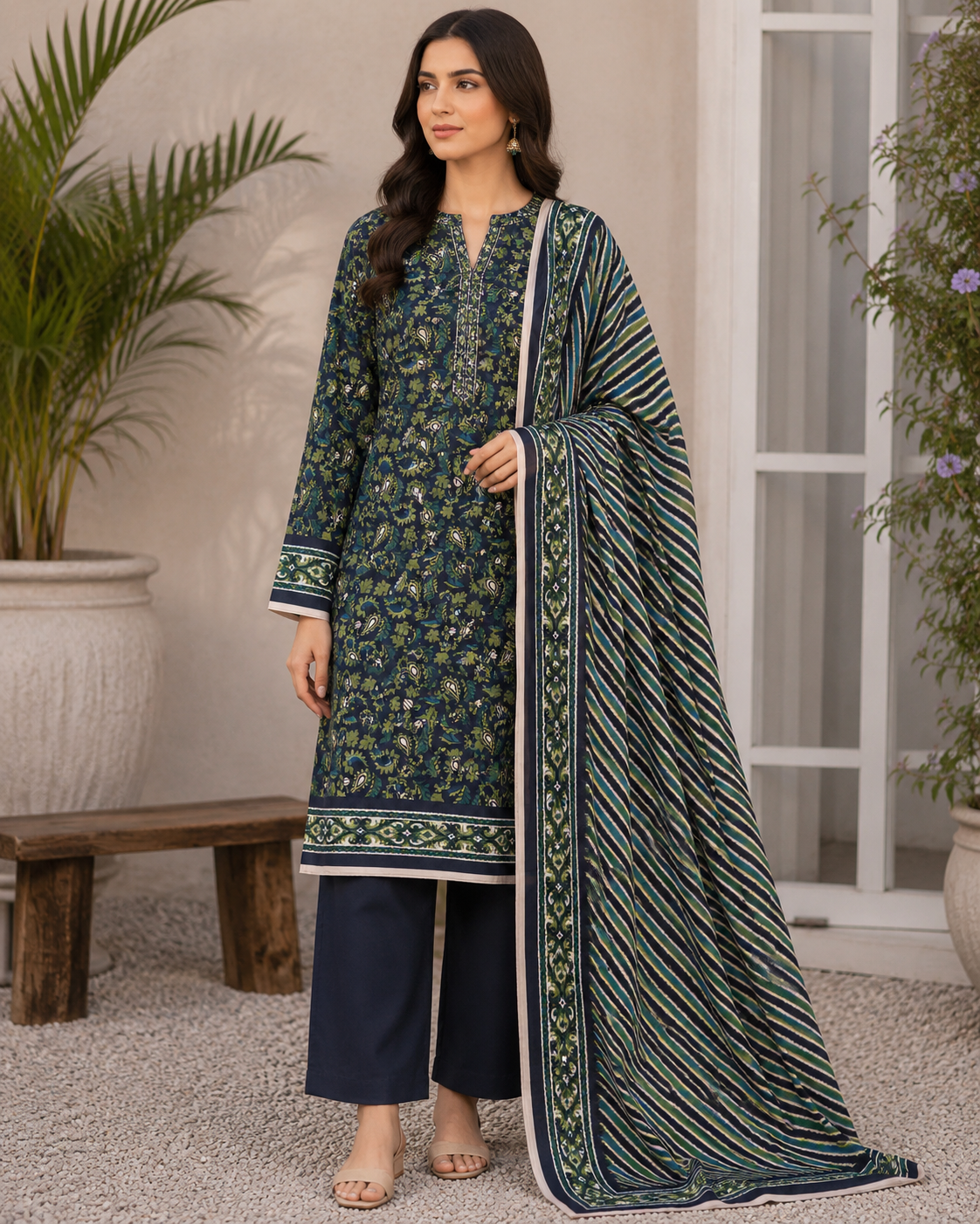 Daman Digital Printed Lawn Unstitched