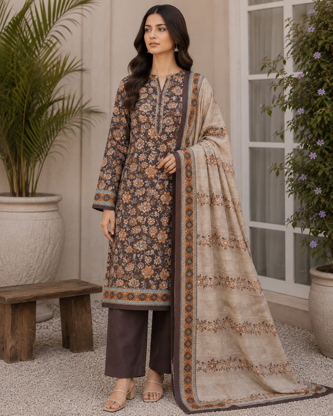Daman Digital Printed Lawn Unstitched