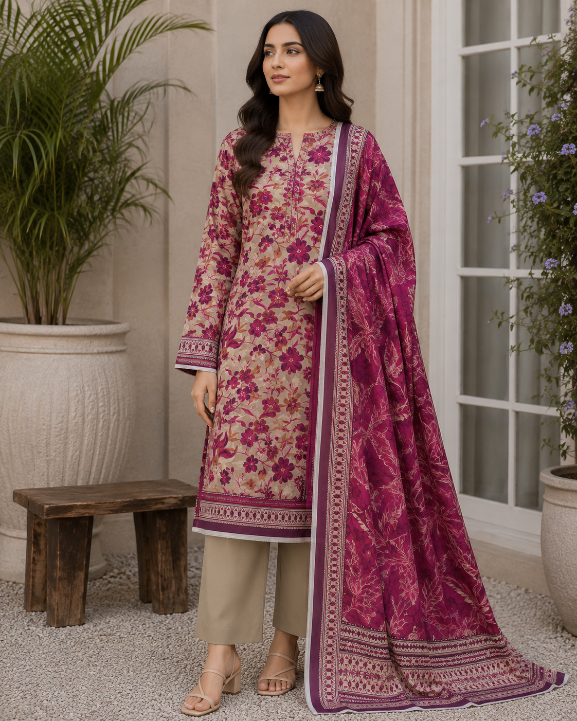 Daman Digital Printed Lawn Unstitched