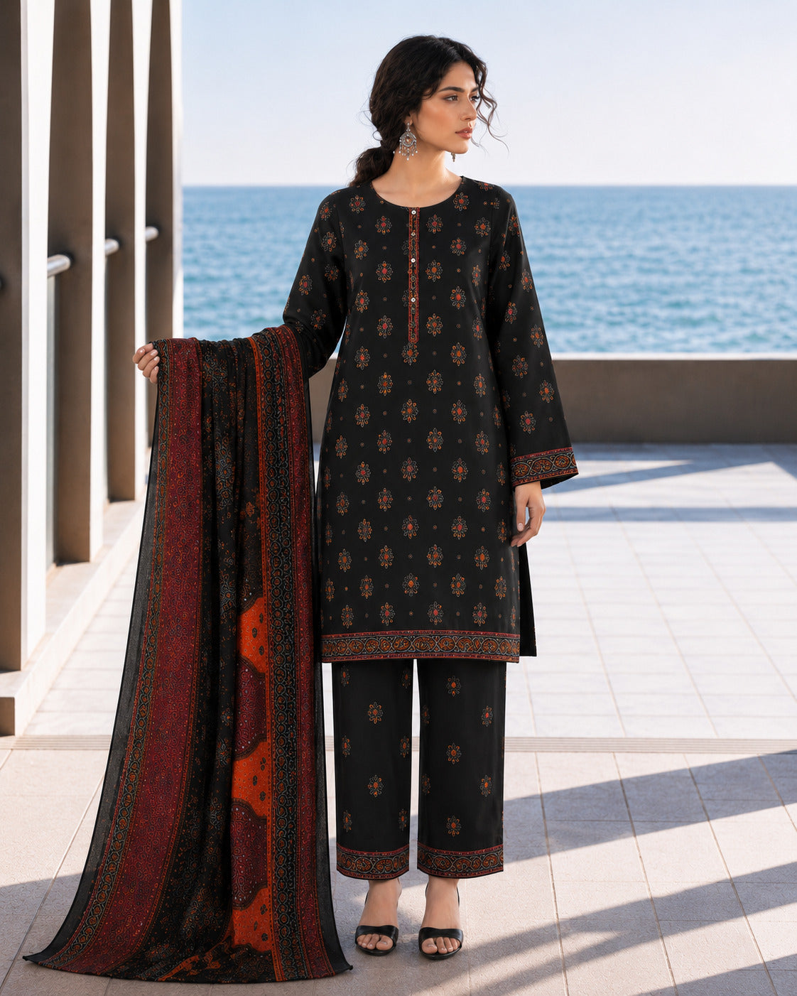 Bin Saeed Digital Printed Lawn Unstitched