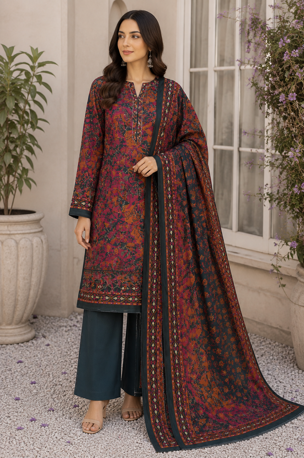 Daman Digital Printed Lawn Unstitched