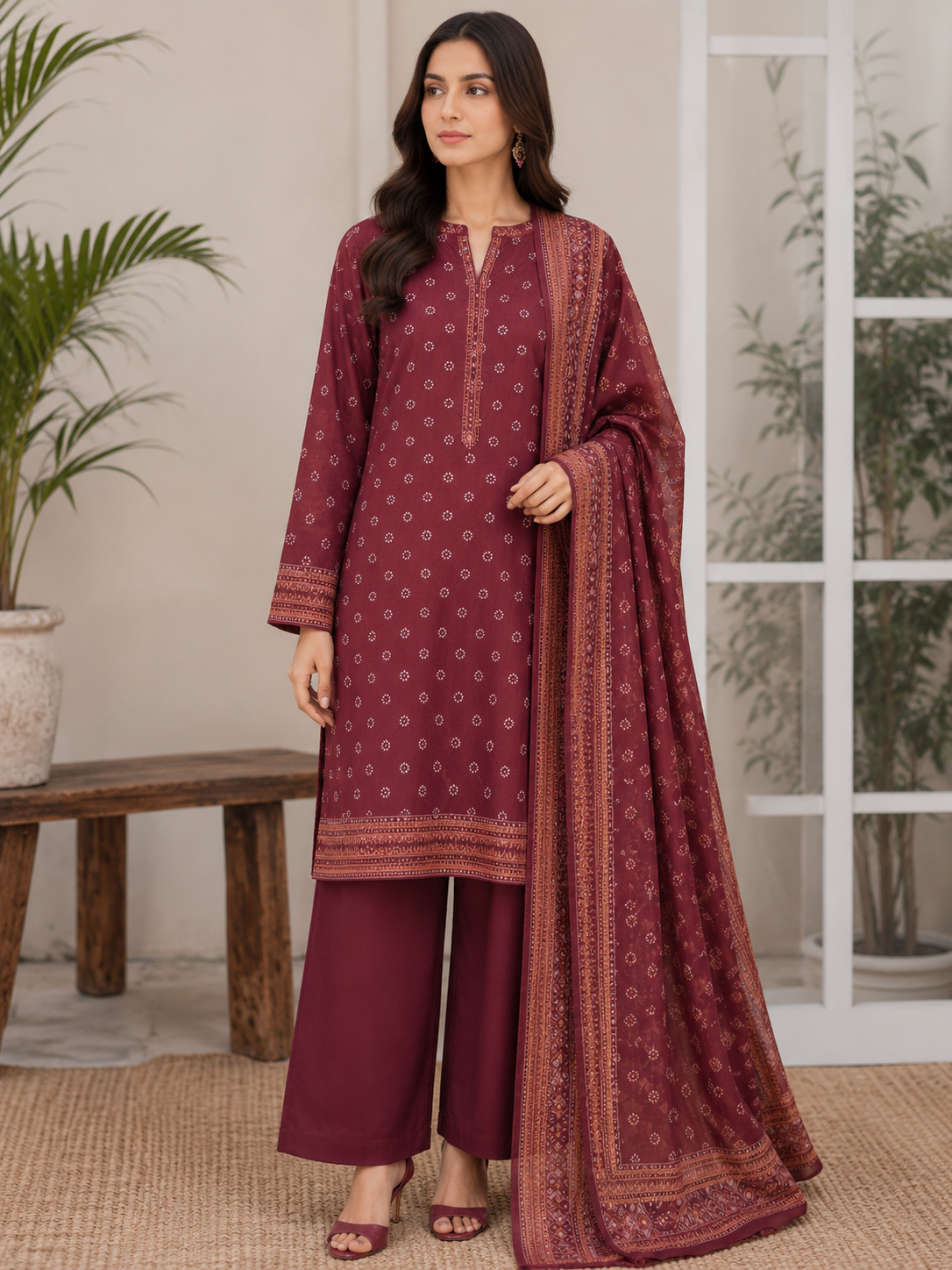 Daman Digital Printed Lawn Unstitched