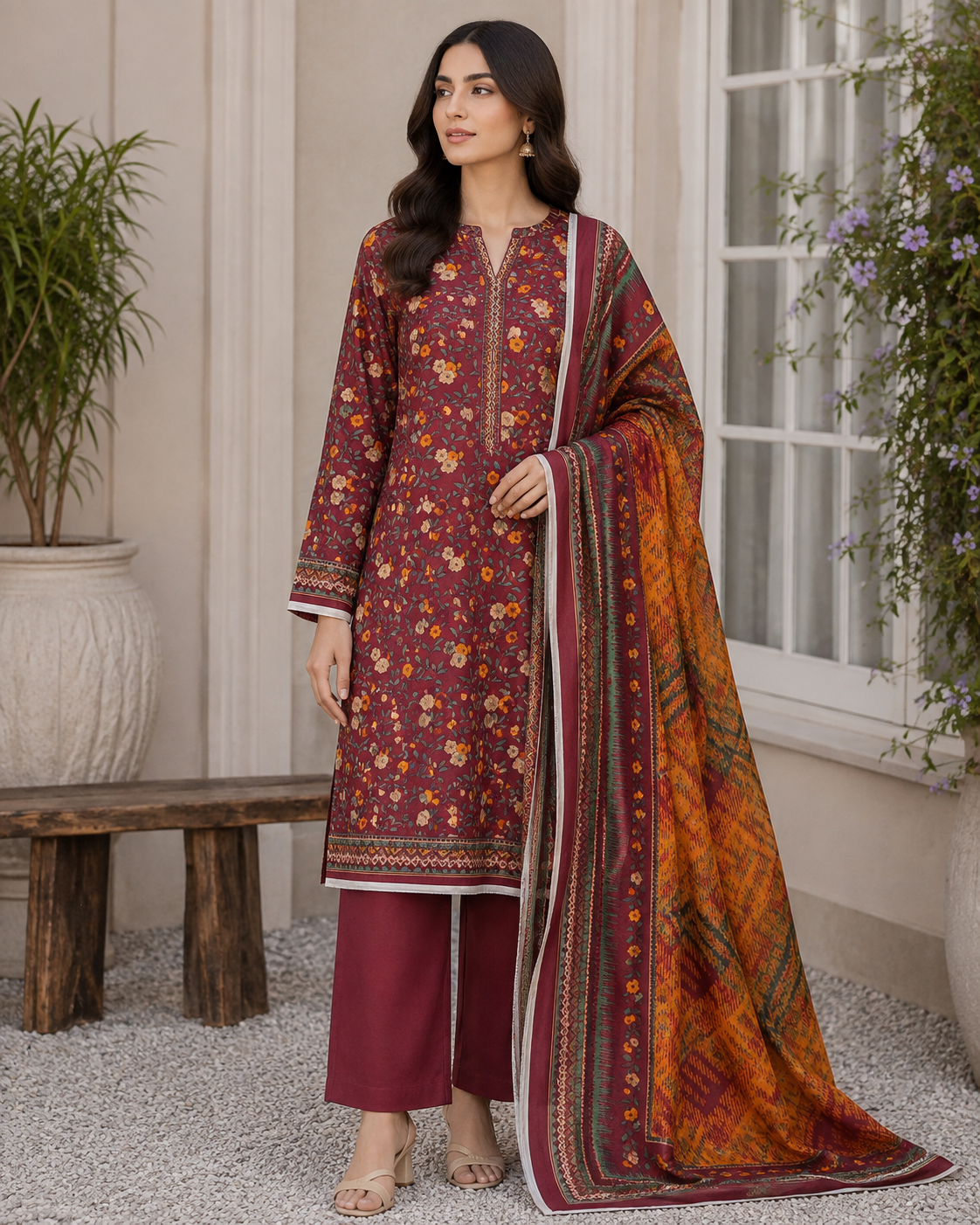 Daman Digital Printed Lawn Unstitched