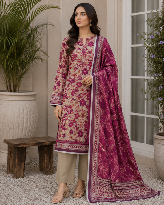 Daman Digital Printed Lawn Unstitched