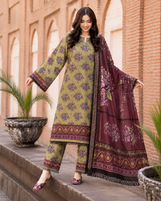 Siwana Digital Printed Lawn Unstitched – Vol 01