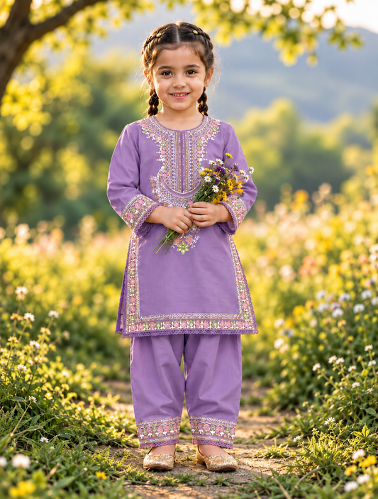 Golden Petals Kids Set