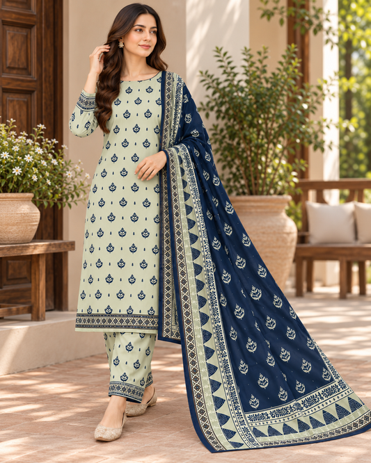“Rung-e-Sarma Khaddar 3-Piece Unstitched Suit”