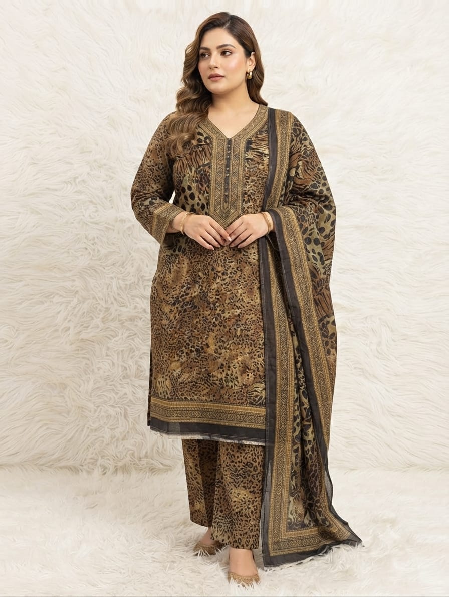 Bin Saeed Digital Printed Lawn Unstitched